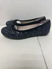 Bloch Girls Helia Ballet Flats, Blue Black Glitter 35