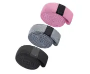 Long Resistance Bands For Working Out. Yoga Bands Resistance Bands For Pull Ups,Pink+Grey+Black