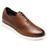 US11 CHAMARIPA 7CM/2.76inches Elevator Shoes Men Height Increasing BROWN Sneaker