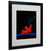 Balloon Elephant by Roderick Stevens Canvas Art, 16 by 20-Inch, Black Frame