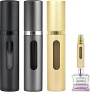 Travel Perfume Bottle Refillable Atomizer - 3-Pack 5ML Perfume Atomiser, Pocket