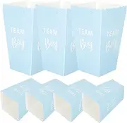 VILLFUL Gender Reveal Party Supplies 20pcs Small Popcorn Boxes Bulk Popcorn Containers for Baby Shower