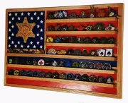 Utah State Trooper / Police Challenge Badge Coin Display 70-100 Coins TRAD