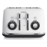Sunbeam Alinea Select 4 Slice Bread Select Toaster - White Sky