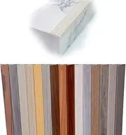 SKSPGPKTACA Stair Edging Aluminum Stair Trim 36" 40" 43" 48" 51" 55" 60" Stair Nose Molding Non-Slip, Step Edge Trim L Shape Edge Protector 20mm Wide(White,L 110CM/43in)