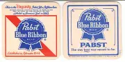 Lot of (10) Vintage Pabst Blue Ribbon Beer Coasters