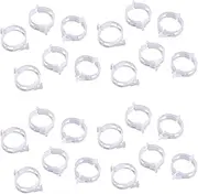 50 Pcs Plant Vine Tomato Stem Clips Supports Connect to Plants Vines Trellis Twine Cages
