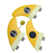Captain Fin Company CF PL Pivot Large Surf Thruster 3 set Twin Tab FCS Fins NWT
