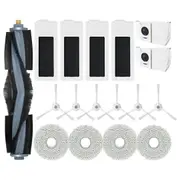 For Deebot T20 Omni Robot Vacuum Cleaner, Replacement Parts Main Side Brushes Hepa Filter Mop Cloth Dust Bags