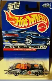 Hot Wheels Artistic License Series 1970 Plymouth Barracuda #4/4, variation
