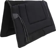 CHALLENGER Australian Wool Trail Rider Foam Padded Comfort Saddle Pad Black 109SP530