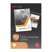 Gbc Binding Cover A4 250 Micron Clear Pack Of 100