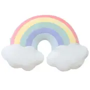 JIANEEXSQ Cloud Rainbow Shaped Pillow Home Decorative Creative Cushion Plush ...