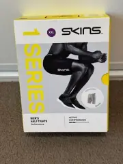 Skins Series 1 Active Compression Half Tight Shorts Mens 2XL Neutral New W/ Box