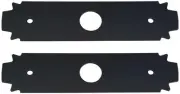 LIZEWEI 2-Pack AC04215 8" Reversible Heavy Duty Hardened Steel Edger Blade Ex...