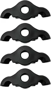 2/4 Pack Cycling Training Foot Pads Shock Absorbing Indoor Cycling Snap Rocker Feet Adapters Rocker Plate Feet for Smart Bike Trainer Home Workout Equipment