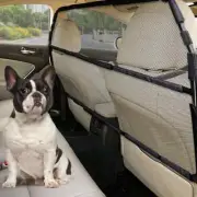 Dog Car Barrier Escape-Proof, 56" Wide Car Divider 2nd 3rd Row Seats Foldable