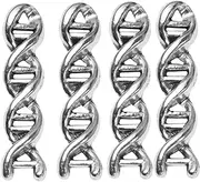 TEHAUX 50pcs DIY Hospital Theme DNA Double Helix Pendant Charms Jewelry Accessories for Adults Boys Girls