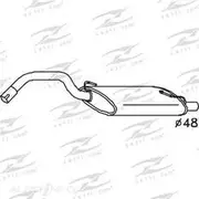 Redback Muffler - M6695