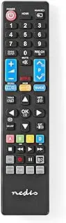NEDIS Replacement Remote Control | Suitable for: Tumble Dryers | Fixed | 1 Device | Netflix Button/Smart Hub Button | Infrared | Black