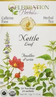 Celebration Herbals Organic Nettle Leaf Tea Caffeine Free, Feuilles D'ortie -- 2
