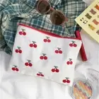 Fruit Toiletry Organizer Cosmetic Purse Makeup Bags Canvas Pouch Pencil Case