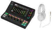 Mackie DLZ Creator XS DSP/Bluetooth Digital Mixer + Audio Technica Headphones