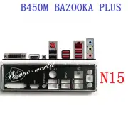 I/O Shield Backplate For MSI B450M BAZOOKA PLUS Motherboard IO