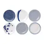 Royal Doulton Pacific Set of 6 Entree Plates 23.5cm