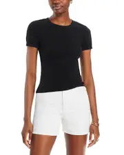 Leset Pointelle Tee