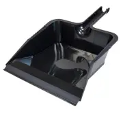 Quickie 413PDQ4 Black Plastic Wide Mouth Dust Pan 18 L x 12 W in. (Pack of 4)
