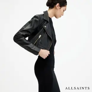 【ALLSAINTS】ELORA 修身短版羊皮騎士皮衣 WL166X(修身版型)