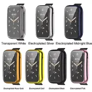 Electroplating TPU Protective Case Screen Cover For Xiaomi Band 7 Pro Smartwatch
