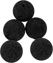 VICASKY 5pcs Fish Tank Stones Aquarium Lava Rock Natural Volcanic Essential Oil Diffuser Stone for Freshwater Tank Landscaping Water Filtration