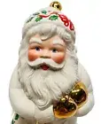 Lenox Holiday Santa Cookie Jar From Christmas 1999 Skating To NEW MILLENNIUM 13"