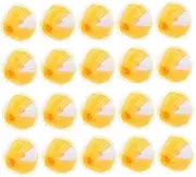 NUOBESTY 20pcs Dryer Dog Hair Catcher Washing Machine Dryer Hair Catcher Laundry Lint Catcher Laundry Dog Hair Catcher for Washer Dog Hair Remover for Laundry Yellow Nylon