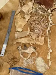 Large Scrap Bag Of Braintan/barktan Enough For Several Project