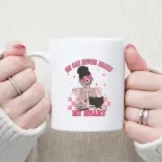 Cat Valentine's Mug Broken Heart Mug Cat Mug Valentine's Day Gift Cat Mum