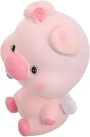 ERINGOGO Cute Pig Bobblehead Dashboard Ornament Adorable Pig Shaking Head Doll for Car Interior Desktop Decoration and Cake Topper Easy to Install and Clean Eye Catching Design