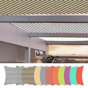 12'x12' Square Sun Shade Sail UV Block Canopy Cover Garden Pool Outdoor