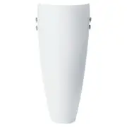 Nova Wall Light Flush Mount Opal Matt/CH