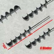 Garden Auger Power Earth Post Hole Digger Planter Drill Bit Ø78mm x 620mm