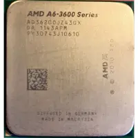 在飛比找蝦皮購物優惠-AMD A6-3620 四核心CPU FM1針腳 內顯HD6