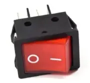 SportsArt 805P 807P Elliptical Power Entry On Off Switch R5BBLKREDFF1