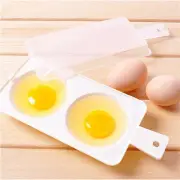 Eggs Egg Steamer Draining Egg Boiler Eggs Chicken Microwave Double Cup