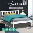 Artiss Bed Frame Wooden Queen Double King Single Full Size Timber Base SOFIE