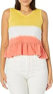 [Speechless] Girls' Sleeveless Cotton Jersey Peplum Tee