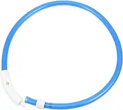 GRIRIW Dog Glowing Collar Led Charging Collar for Pet Flashing Pet Collar Stylish Night Luminous Accessory 70cm