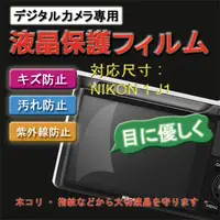 在飛比找PChome24h購物優惠-Nikon J1 靚亮豔彩防刮螢幕保護貼(二入)