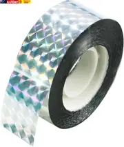 Bird Scare Tape Double Sided Reflective Flashing Tape Ribbon Woodpecker Deterren
